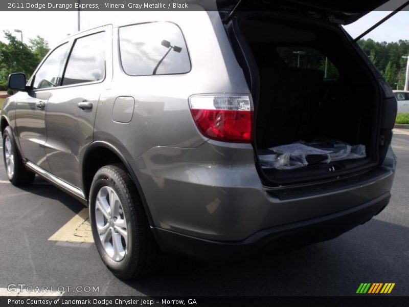 Mineral Gray Metallic / Black 2011 Dodge Durango Express