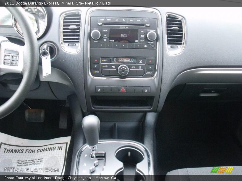 Mineral Gray Metallic / Black 2011 Dodge Durango Express