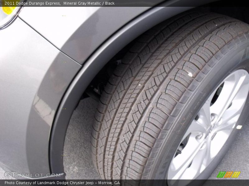 Mineral Gray Metallic / Black 2011 Dodge Durango Express