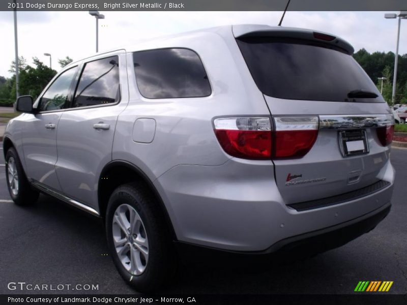 Bright Silver Metallic / Black 2011 Dodge Durango Express