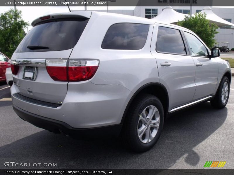 Bright Silver Metallic / Black 2011 Dodge Durango Express