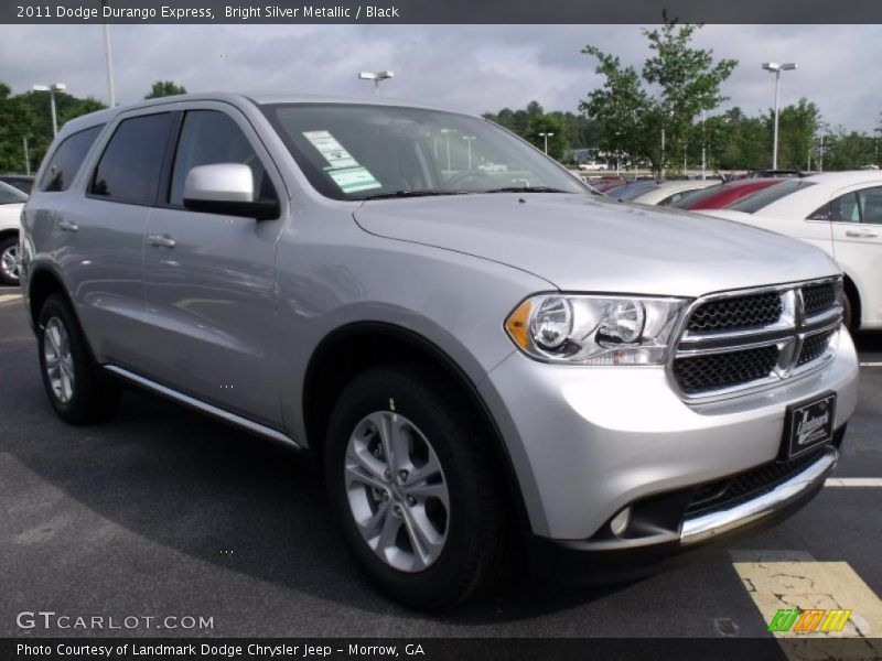 Bright Silver Metallic / Black 2011 Dodge Durango Express