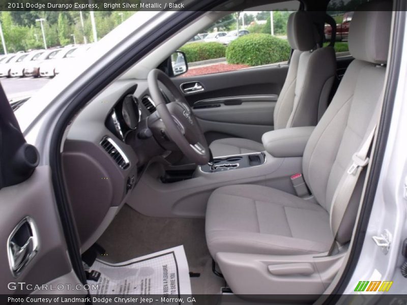 Bright Silver Metallic / Black 2011 Dodge Durango Express
