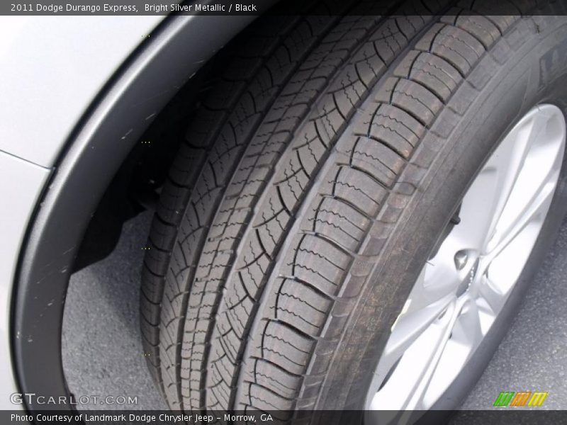 Bright Silver Metallic / Black 2011 Dodge Durango Express