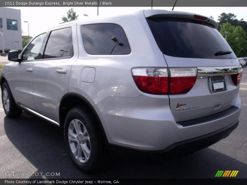 Bright Silver Metallic / Black 2011 Dodge Durango Express