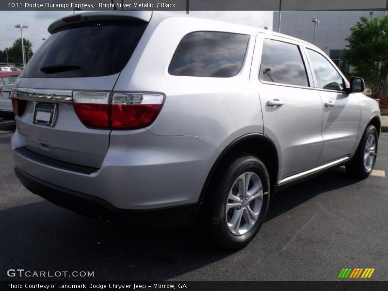 Bright Silver Metallic / Black 2011 Dodge Durango Express