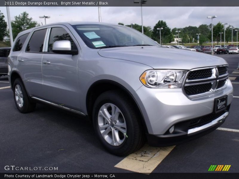 Bright Silver Metallic / Black 2011 Dodge Durango Express