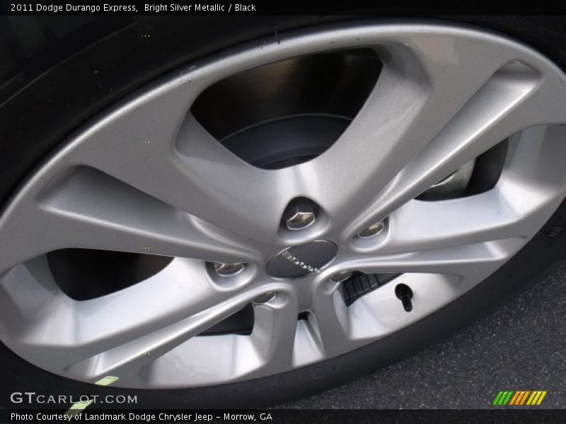 Bright Silver Metallic / Black 2011 Dodge Durango Express