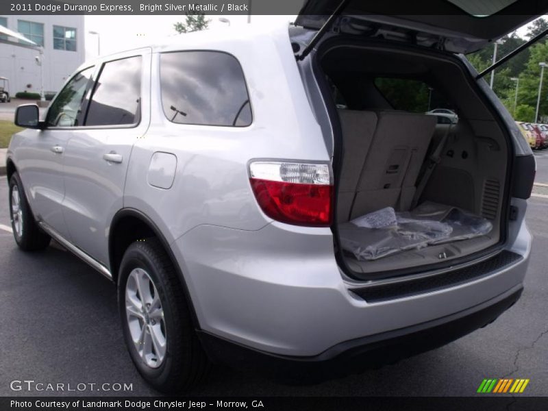 Bright Silver Metallic / Black 2011 Dodge Durango Express