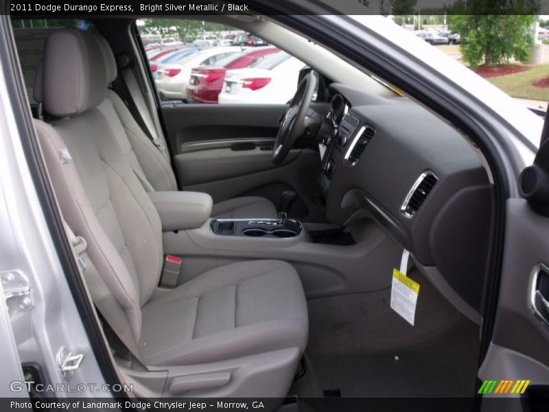 Bright Silver Metallic / Black 2011 Dodge Durango Express