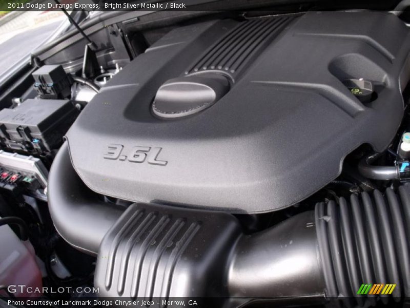Bright Silver Metallic / Black 2011 Dodge Durango Express