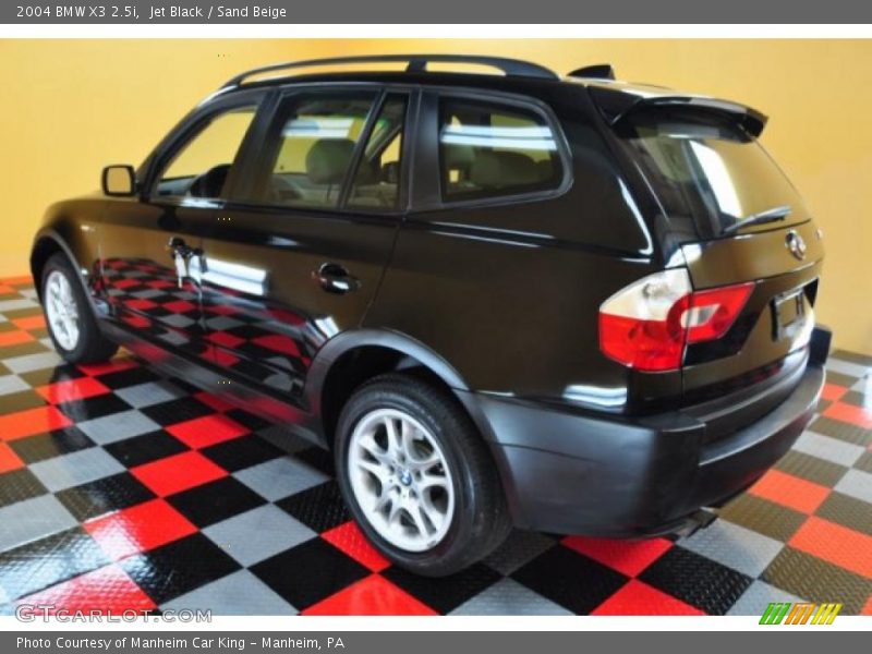 Jet Black / Sand Beige 2004 BMW X3 2.5i