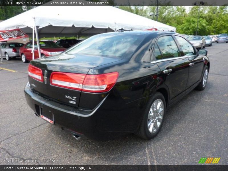 Tuxedo Black Metallic / Dark Charcoal 2010 Lincoln MKZ AWD