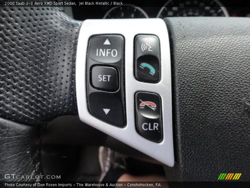 Controls of 2008 9-3 Aero XWD Sport Sedan