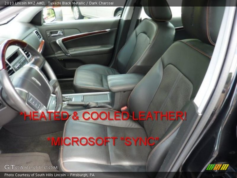 Tuxedo Black Metallic / Dark Charcoal 2010 Lincoln MKZ AWD