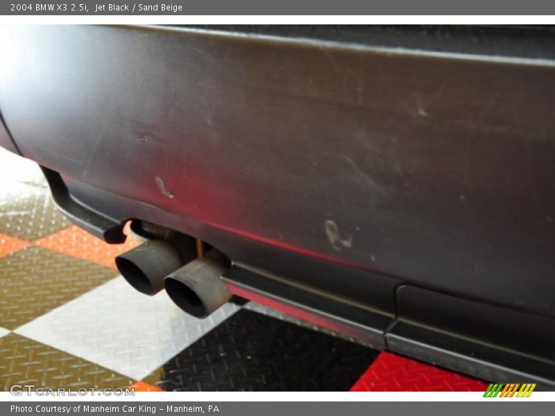 Jet Black / Sand Beige 2004 BMW X3 2.5i