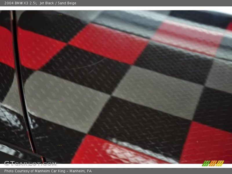 Jet Black / Sand Beige 2004 BMW X3 2.5i