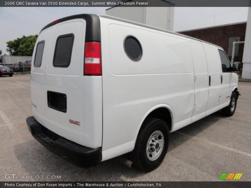 Summit White / Medium Pewter 2006 GMC Savana Van 3500 Extended Cargo