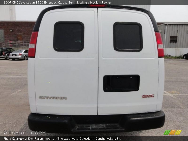 Summit White / Medium Pewter 2006 GMC Savana Van 3500 Extended Cargo
