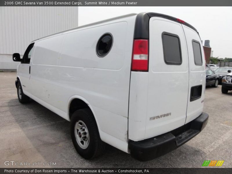 Summit White / Medium Pewter 2006 GMC Savana Van 3500 Extended Cargo
