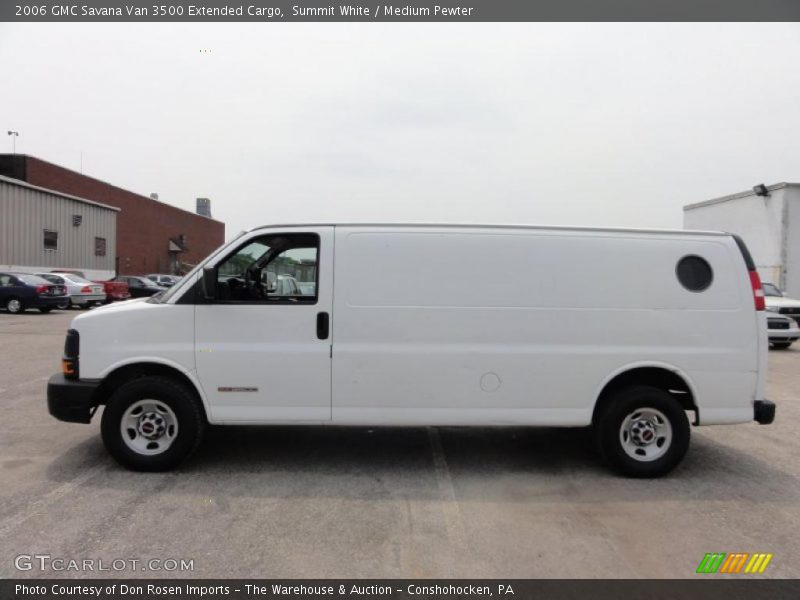 Summit White / Medium Pewter 2006 GMC Savana Van 3500 Extended Cargo