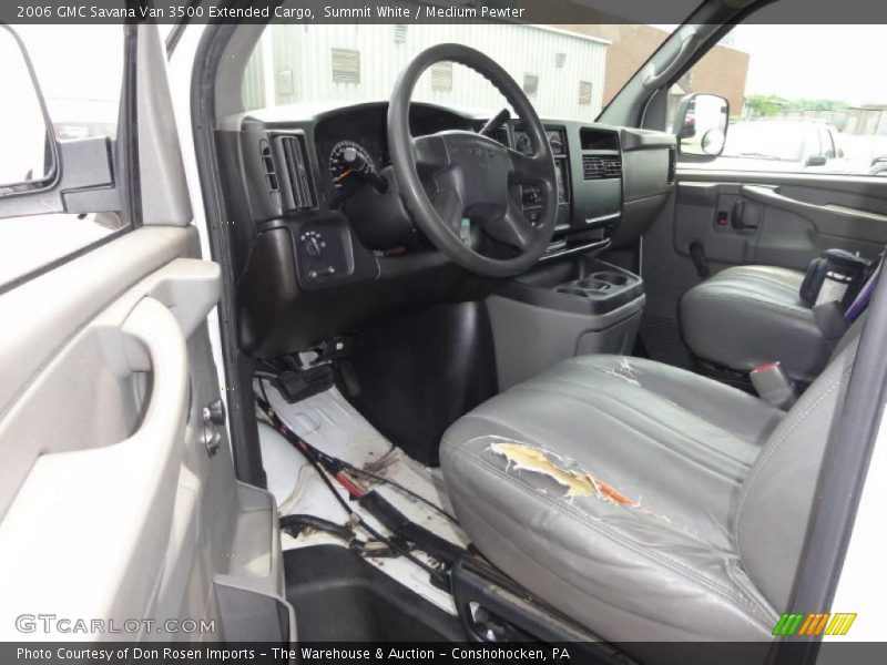 Summit White / Medium Pewter 2006 GMC Savana Van 3500 Extended Cargo
