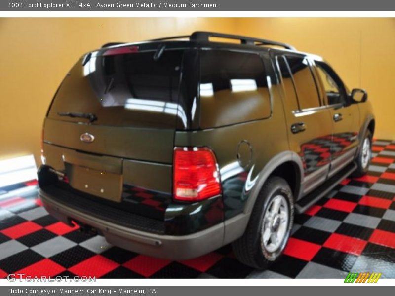 Aspen Green Metallic / Medium Parchment 2002 Ford Explorer XLT 4x4