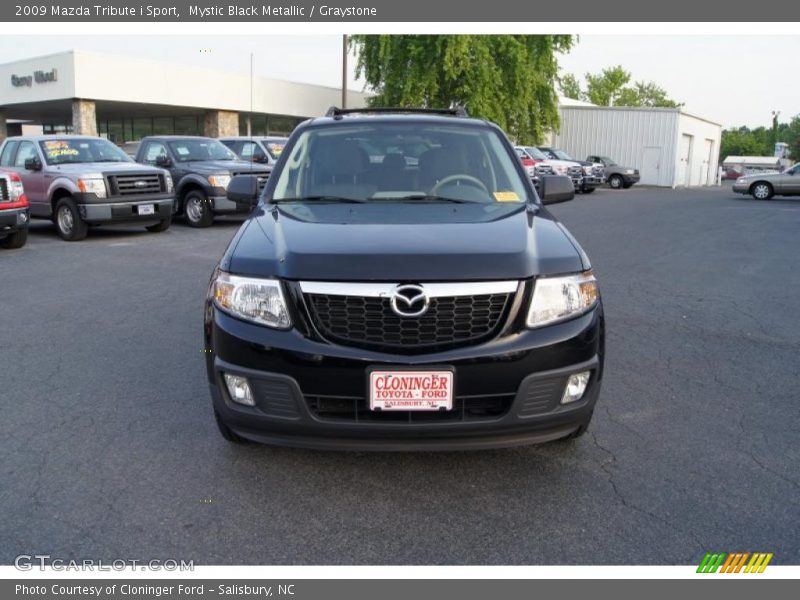 Mystic Black Metallic / Graystone 2009 Mazda Tribute i Sport