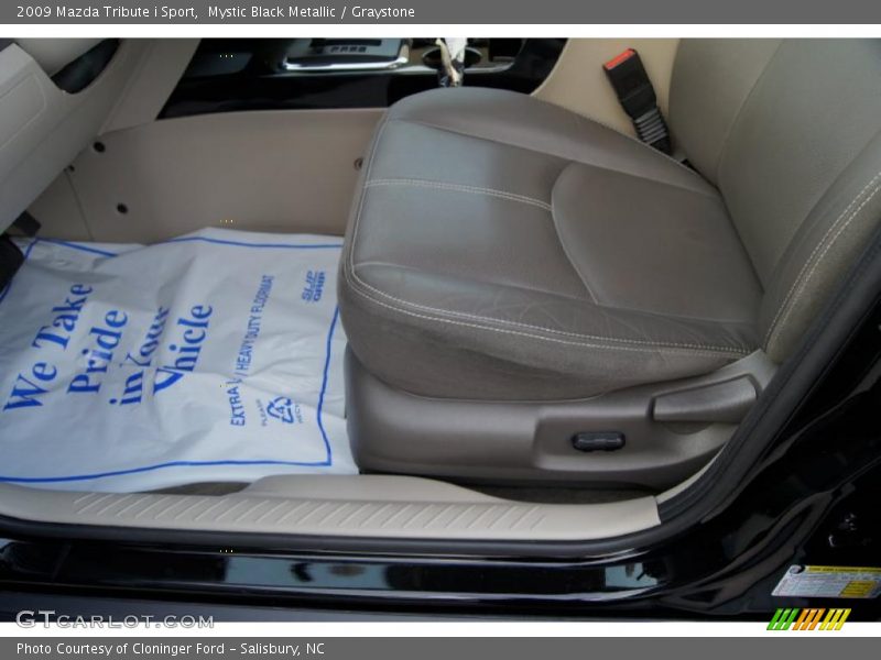 Mystic Black Metallic / Graystone 2009 Mazda Tribute i Sport