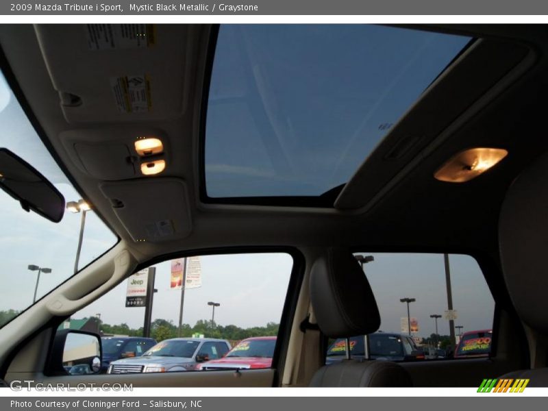 Mystic Black Metallic / Graystone 2009 Mazda Tribute i Sport