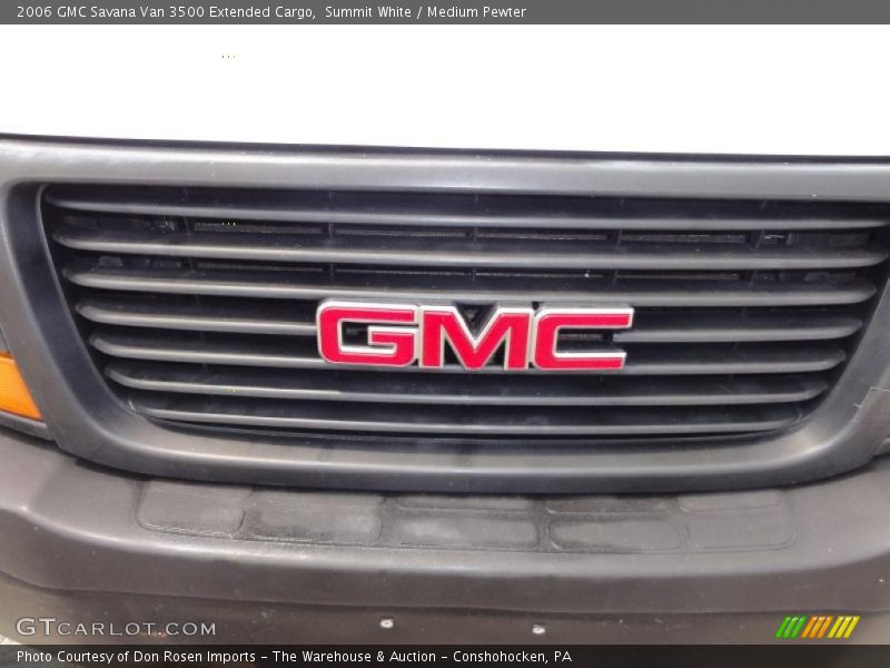 Summit White / Medium Pewter 2006 GMC Savana Van 3500 Extended Cargo