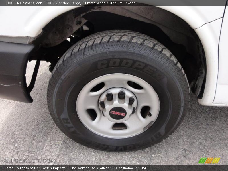 Summit White / Medium Pewter 2006 GMC Savana Van 3500 Extended Cargo