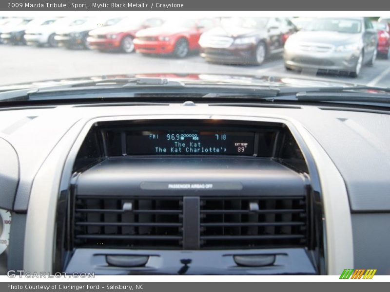 Mystic Black Metallic / Graystone 2009 Mazda Tribute i Sport