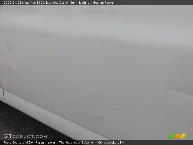 Summit White / Medium Pewter 2006 GMC Savana Van 3500 Extended Cargo