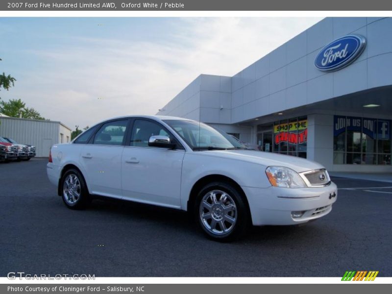Oxford White / Pebble 2007 Ford Five Hundred Limited AWD