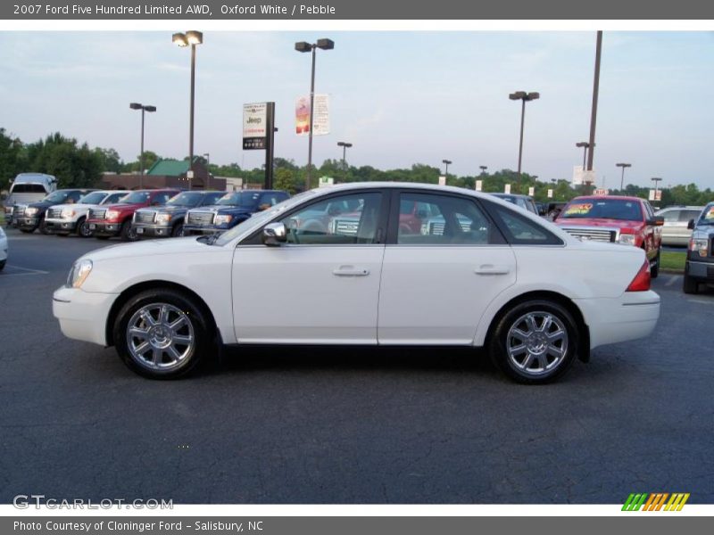 Oxford White / Pebble 2007 Ford Five Hundred Limited AWD