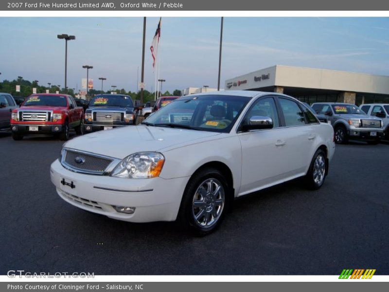 Oxford White / Pebble 2007 Ford Five Hundred Limited AWD