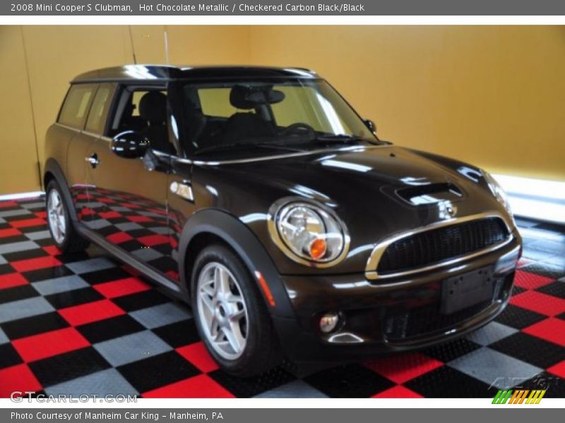 Hot Chocolate Metallic / Checkered Carbon Black/Black 2008 Mini Cooper S Clubman