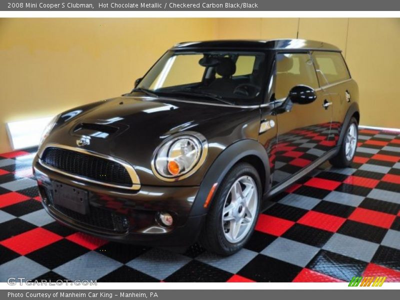 Hot Chocolate Metallic / Checkered Carbon Black/Black 2008 Mini Cooper S Clubman