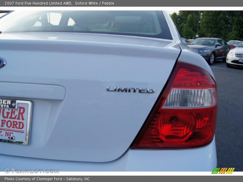 Oxford White / Pebble 2007 Ford Five Hundred Limited AWD