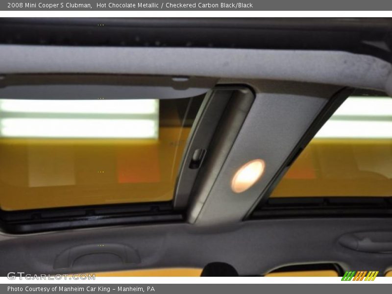 Hot Chocolate Metallic / Checkered Carbon Black/Black 2008 Mini Cooper S Clubman