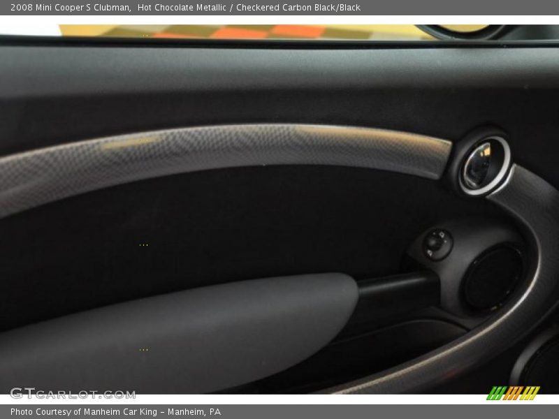 Hot Chocolate Metallic / Checkered Carbon Black/Black 2008 Mini Cooper S Clubman