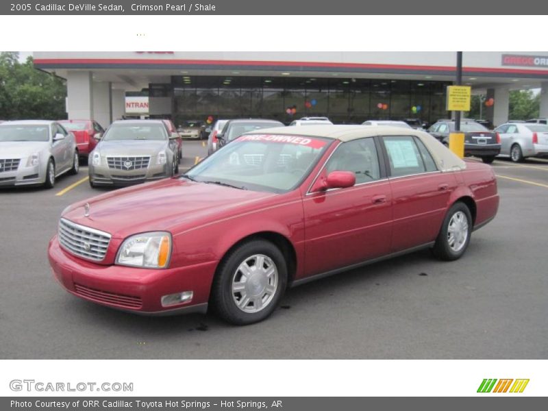 Crimson Pearl / Shale 2005 Cadillac DeVille Sedan