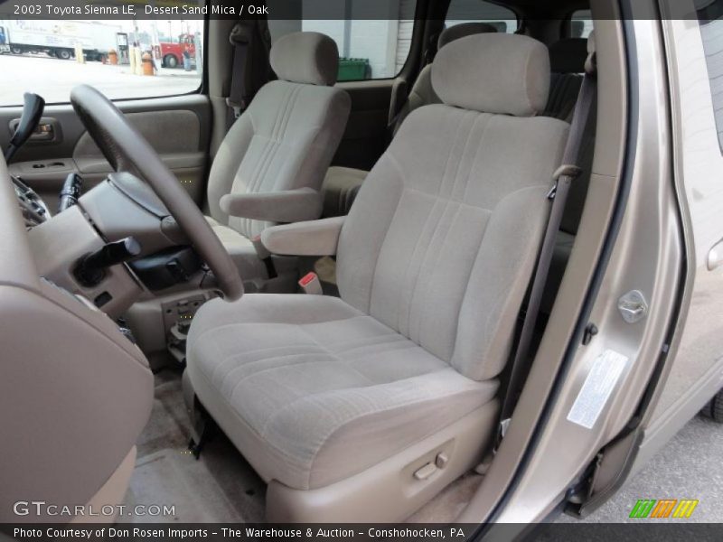 Desert Sand Mica / Oak 2003 Toyota Sienna LE