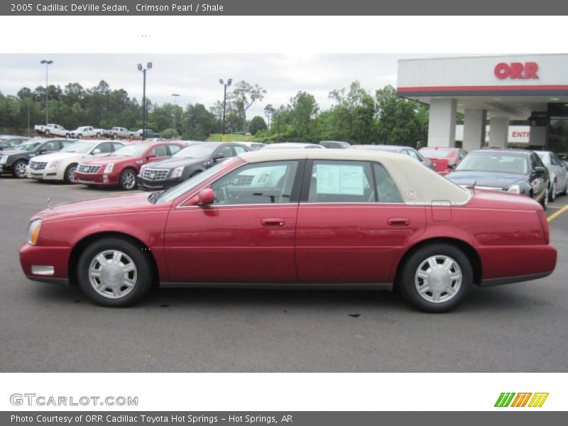 Crimson Pearl / Shale 2005 Cadillac DeVille Sedan