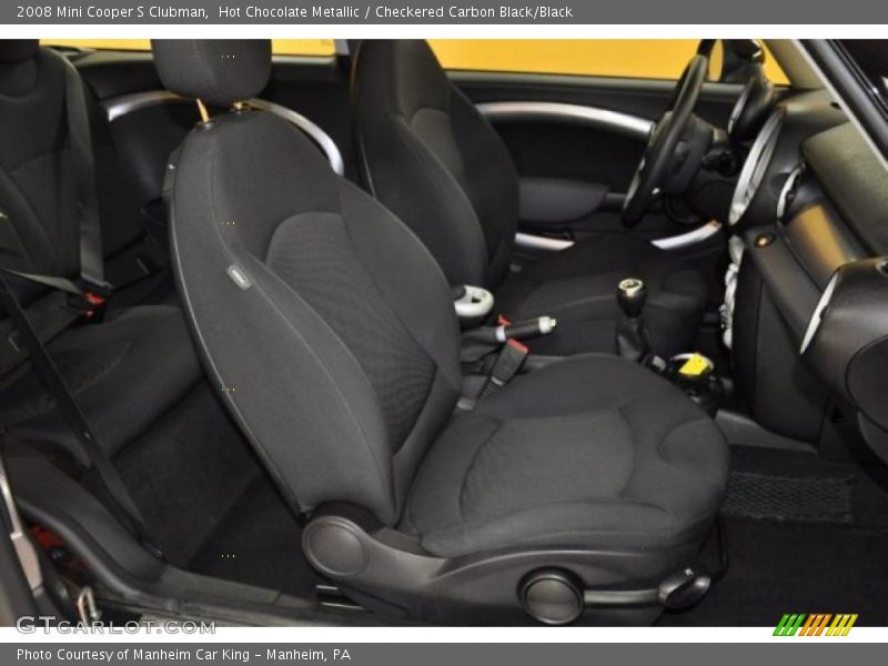 Hot Chocolate Metallic / Checkered Carbon Black/Black 2008 Mini Cooper S Clubman