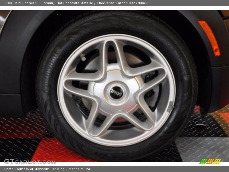 Hot Chocolate Metallic / Checkered Carbon Black/Black 2008 Mini Cooper S Clubman