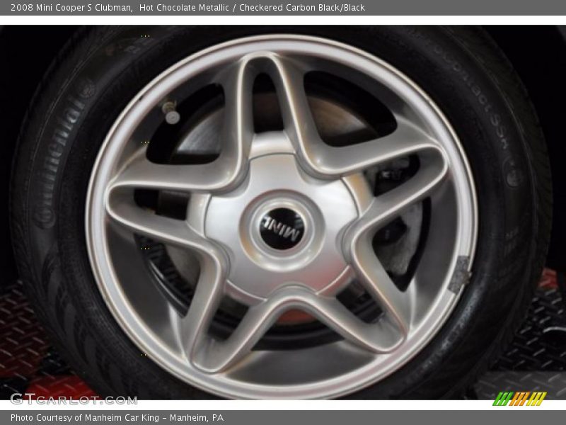 Hot Chocolate Metallic / Checkered Carbon Black/Black 2008 Mini Cooper S Clubman