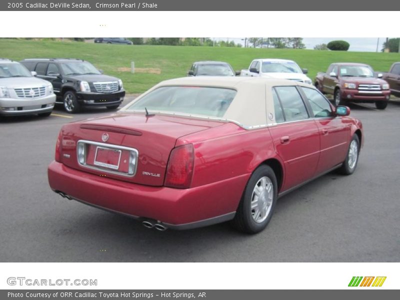 Crimson Pearl / Shale 2005 Cadillac DeVille Sedan