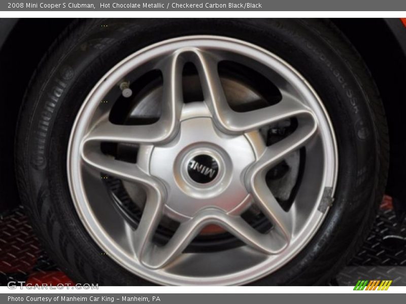 Hot Chocolate Metallic / Checkered Carbon Black/Black 2008 Mini Cooper S Clubman